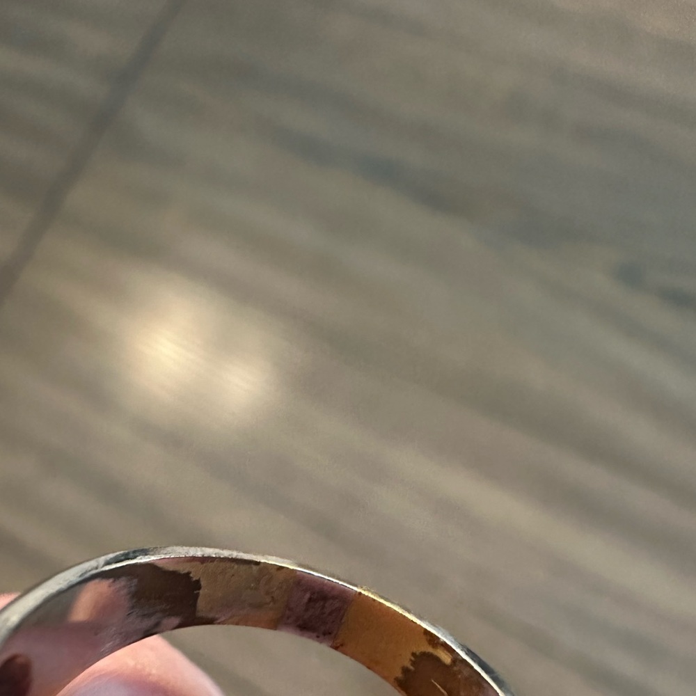 Elegant‎ Silver and Gold Women's Ring Costume Jewelry - Picture 6 of 6